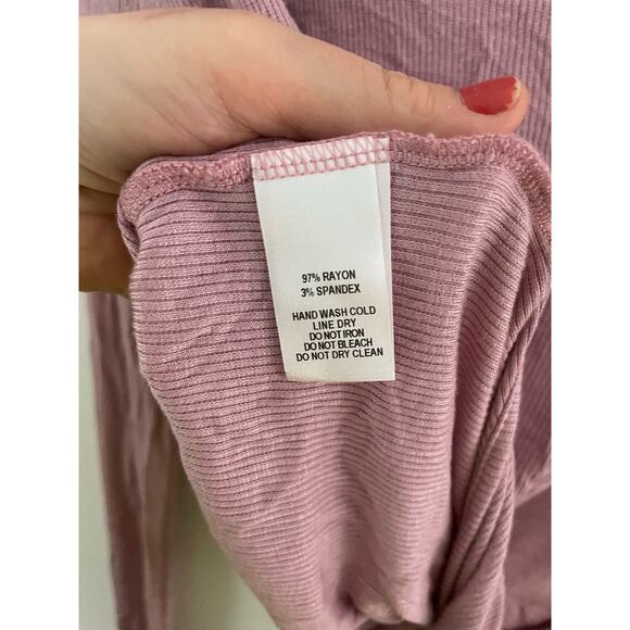 Lulu's Pink Open-Back Blouse - Picture 9 of 11